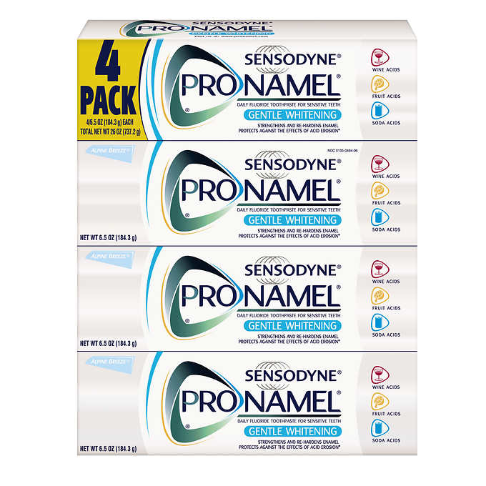 SENSODYNE (4-Pack) ProNamel Gentle Whitening Toothpaste - ADDROS.COM